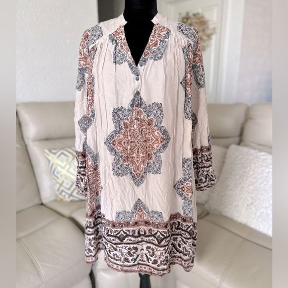 Free People Dresses & Skirts - Free People Boho Tunic Dress L